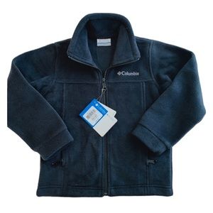 NWT Columbia Sportswear Company Birch Falls Microfleece Boys Front Zip Jacket